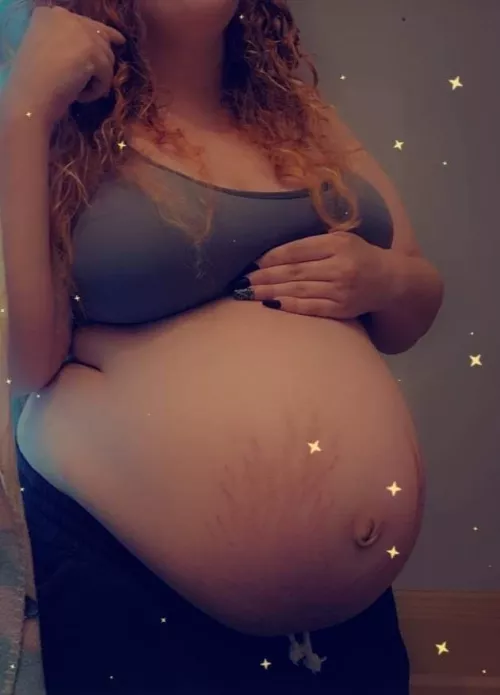 currently 38 weeks pregnant I am so huge.