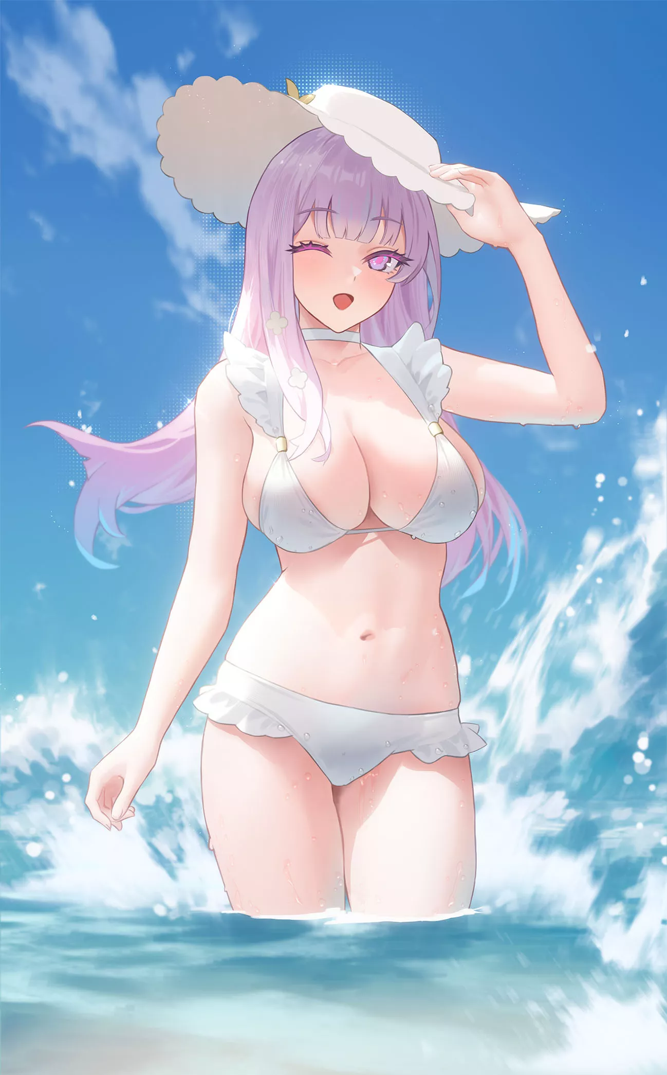 Cutie enjoying the beach