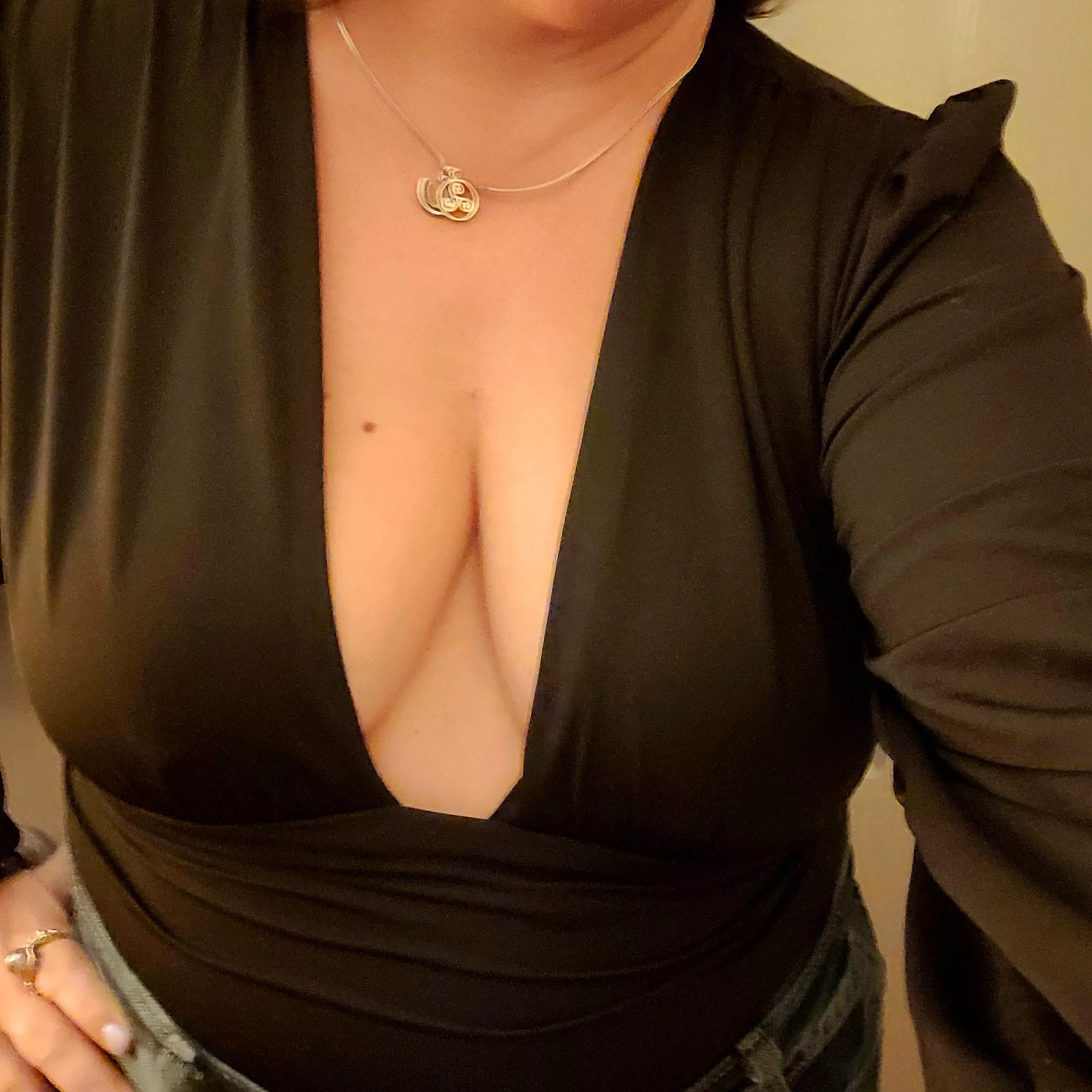 Feeling flirty at the holiday party!