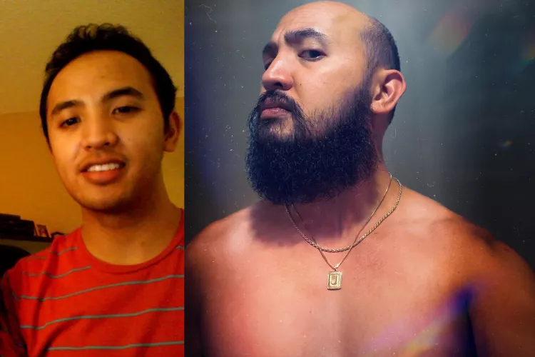 Going from asian gaymer to a discount Kratos 😂