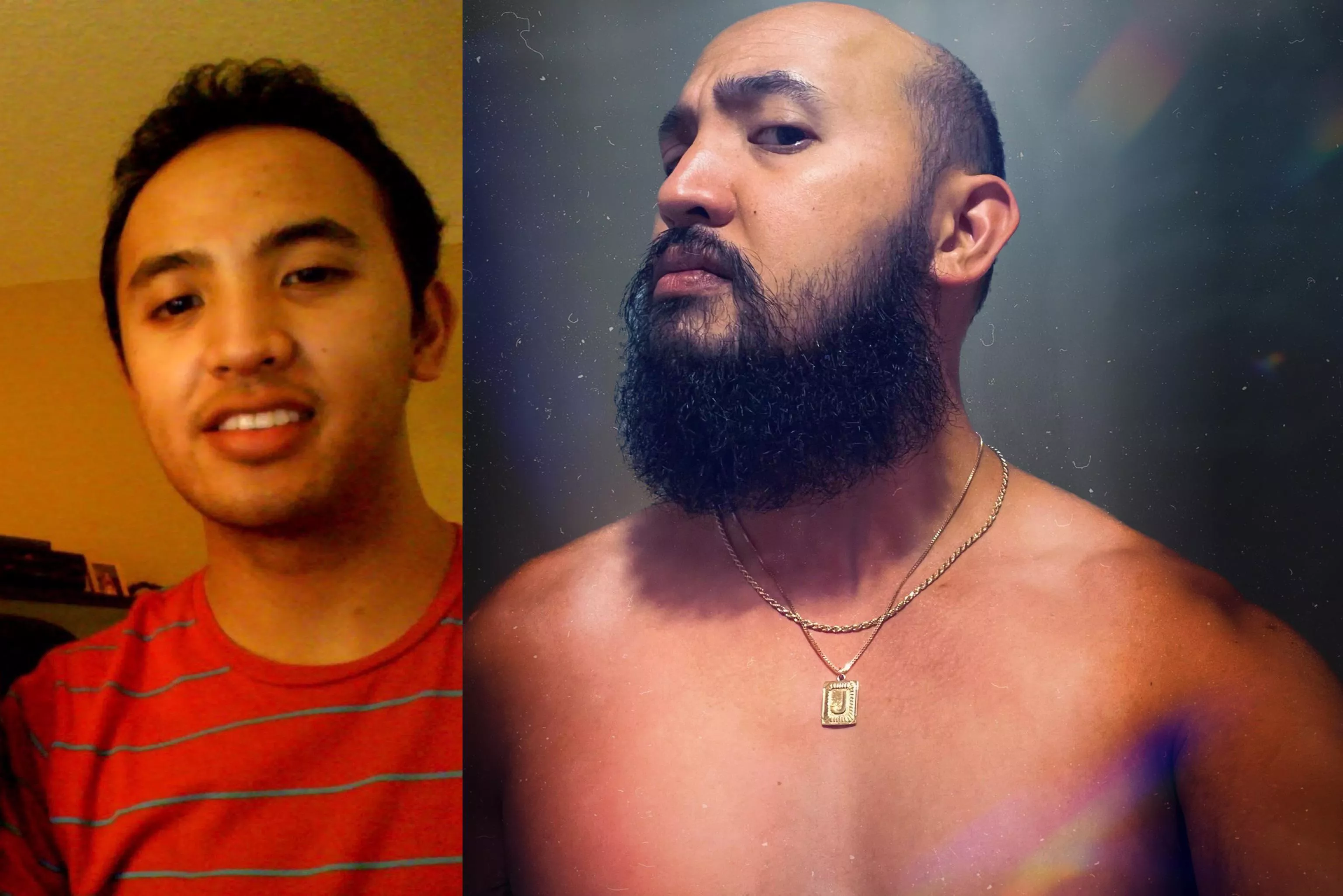 Going from asian gaymer to a discount Kratos 😂