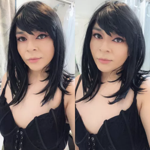 Going to a show tonight. Should I wear panties or let it flop? 🖤