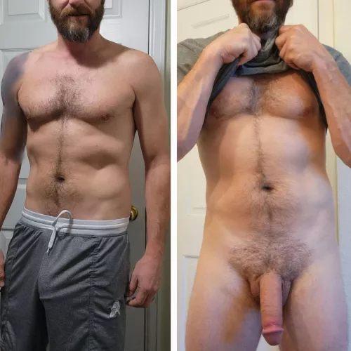 grey shorts, great shirt, or greying beard?