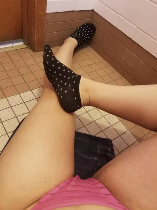 Had to get someone to cover my class so I could take a break in the work bathroom. 😅