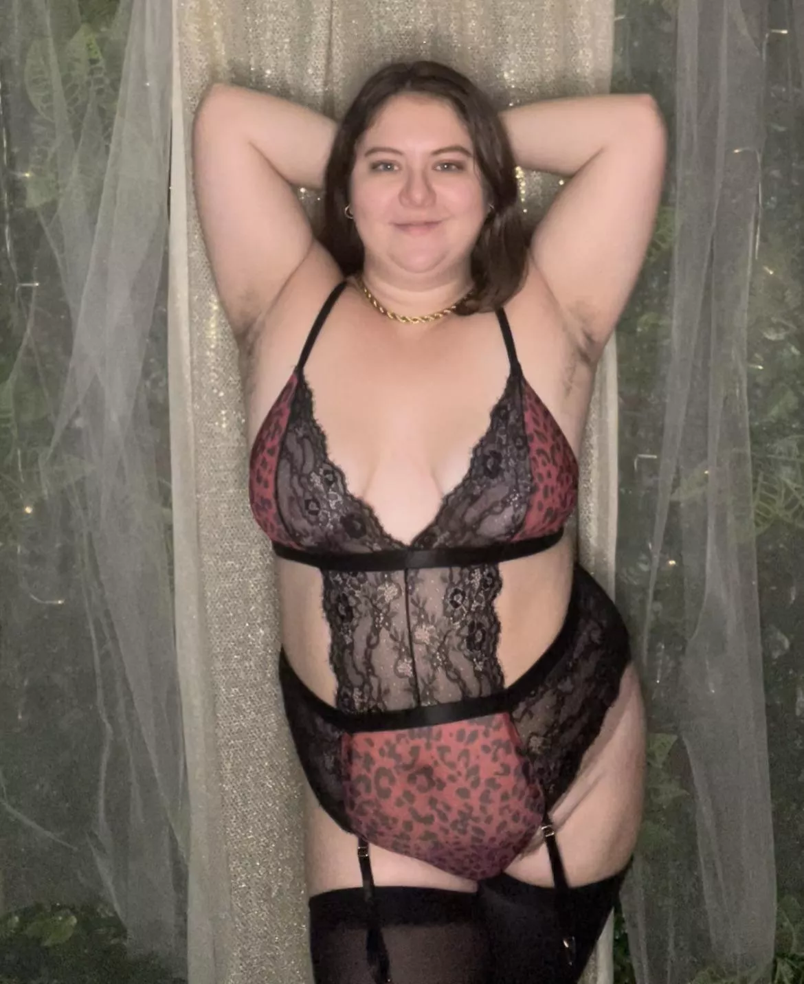 Hairy, curvy, and sexy.