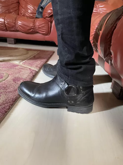 Here are my Harness Chelseas. Picked up at a thrift store for Rs 1200 or ~$14.