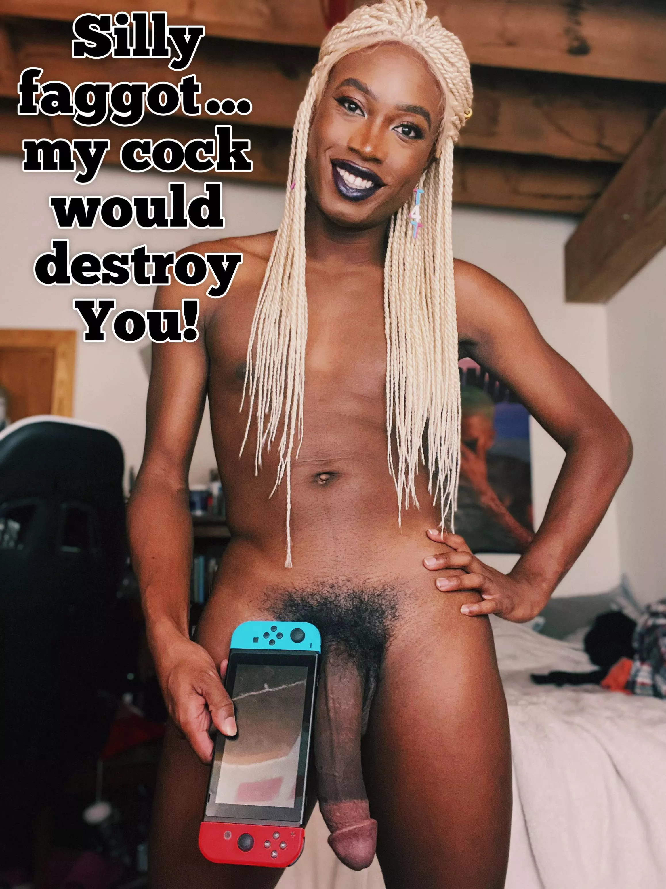 How a black sissy with a BBC gets down 😈