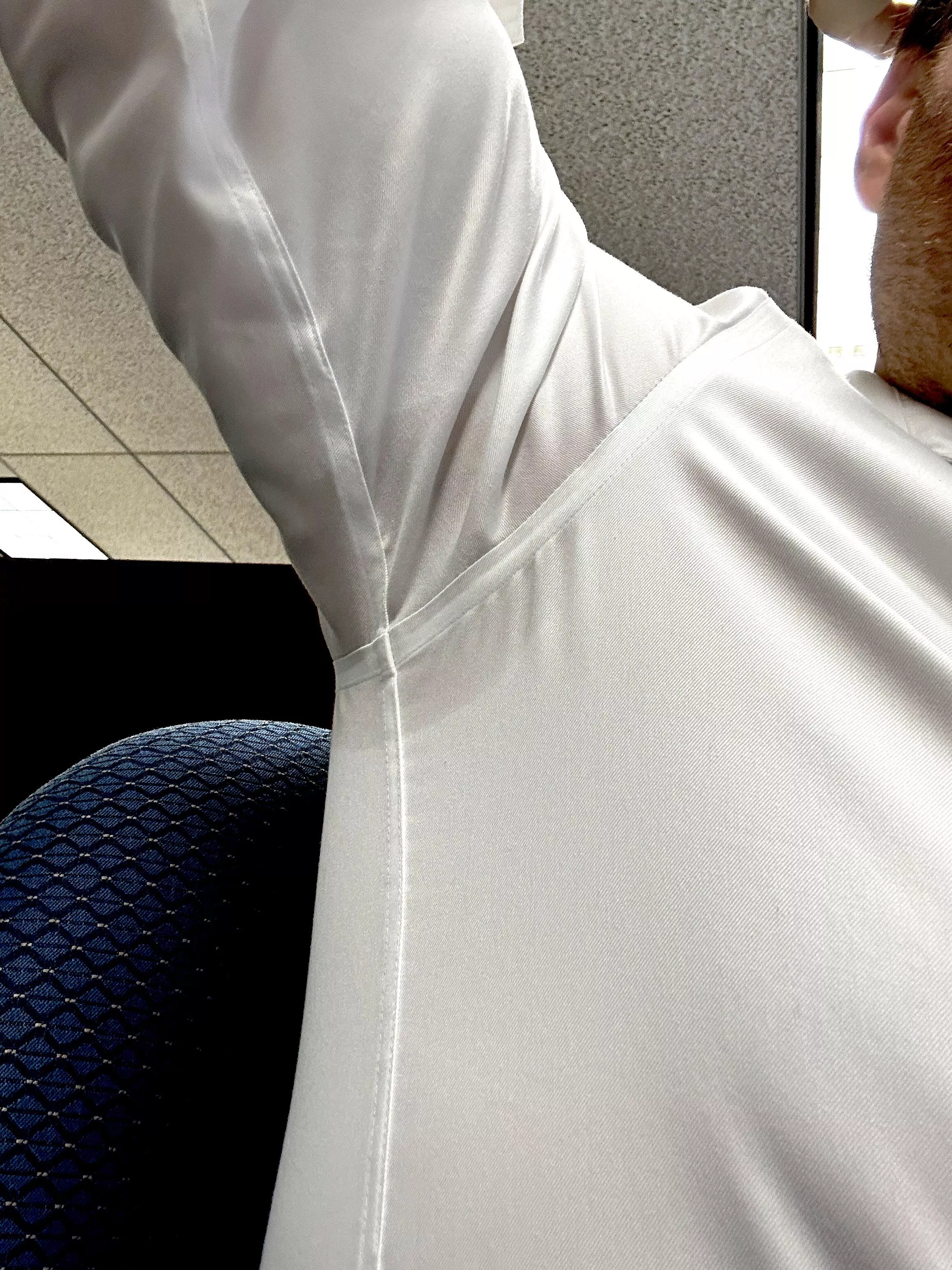 I get so sweaty at work, especially without deodorant 🥵