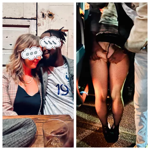 I made a new friend last night. Couldn’t even get in the car before I needed his big hands on my ass 💋