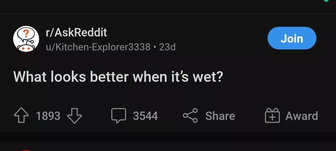 Is it bad that diapers were the first thing i thought of when i saw this question on askreddit? Lol