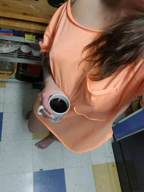 It was way too early kf a morning. at least I had my coffee ready.