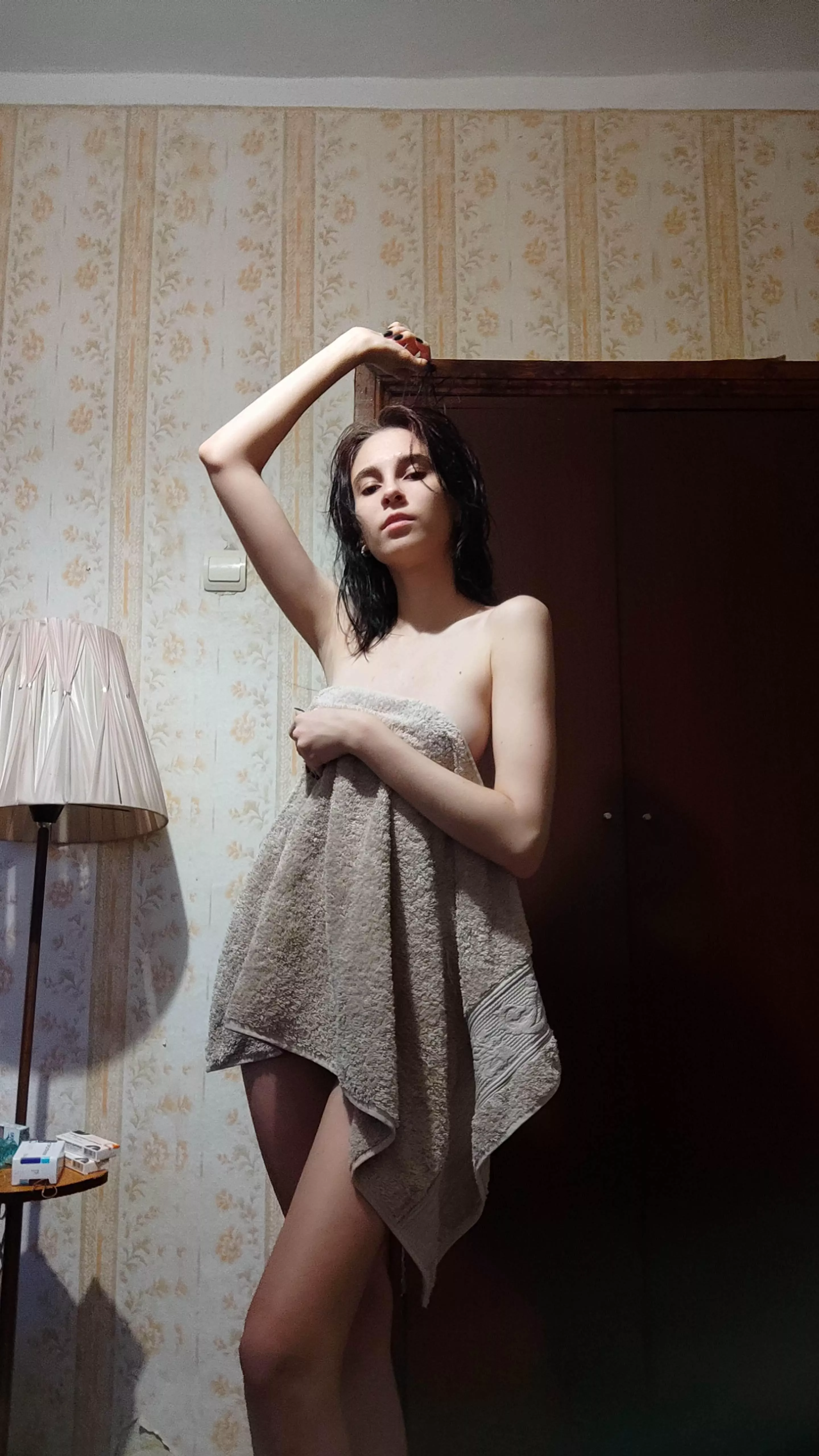 It's always such a good feeling after a shower.