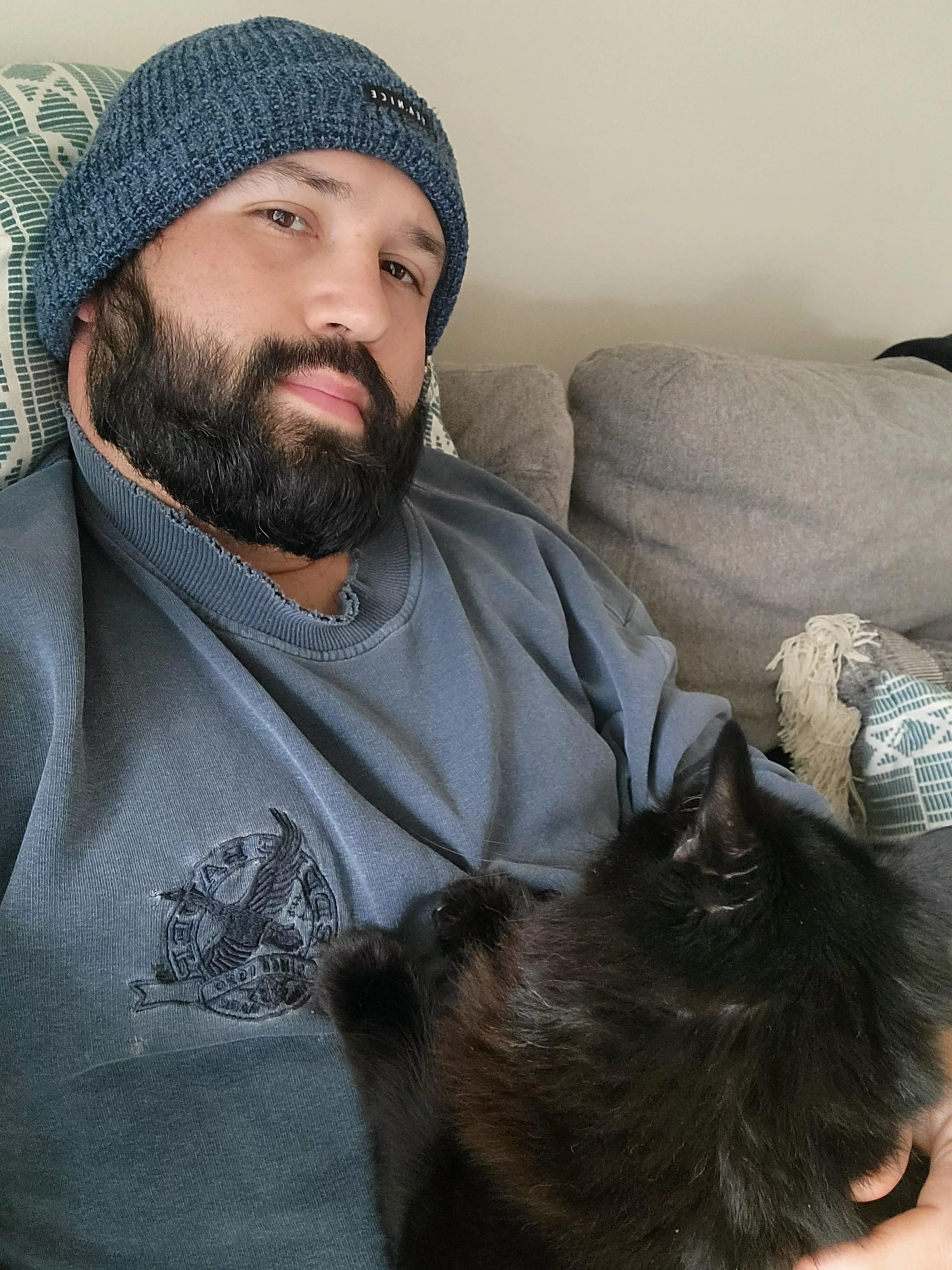 it's raining, it's pouring, it's Sunday and all I want is some home brewed coffee and some snuggles.