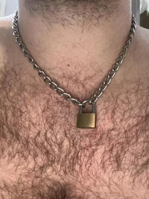 I’ve officially been collared by my Sir! Locked for 30 days now