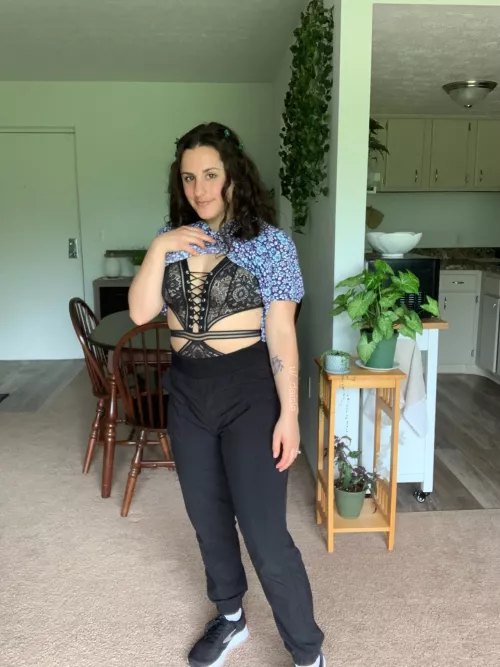 little surprise under my scrubs today