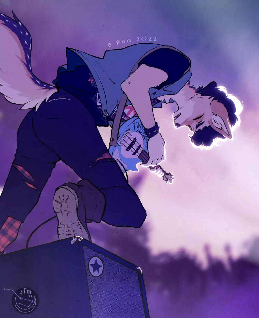 Lost in a bass line (Commission from @ePonArt)