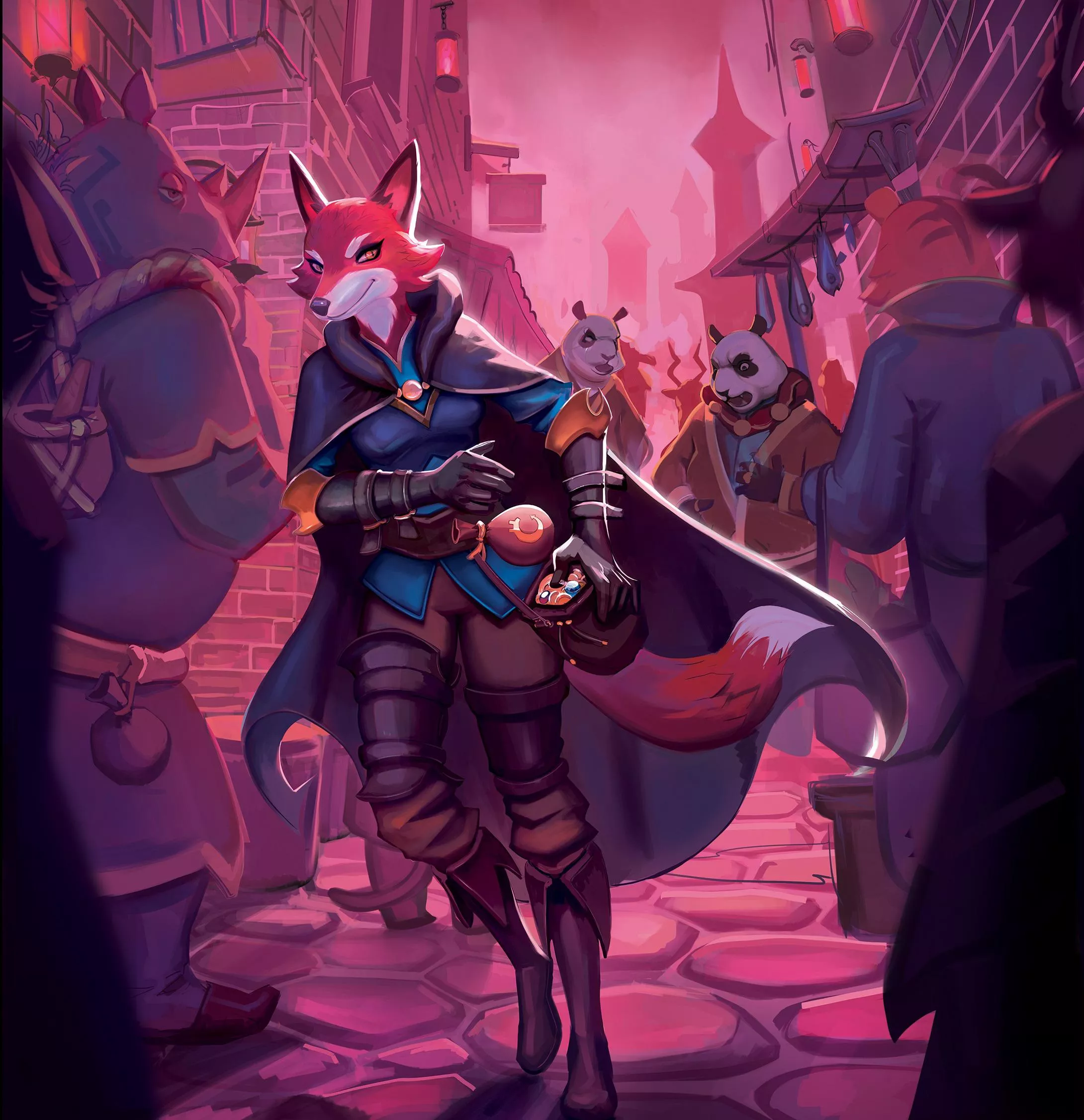 Meet Lynn, the fox thief from our upcoming game! Art by Jobydraws.