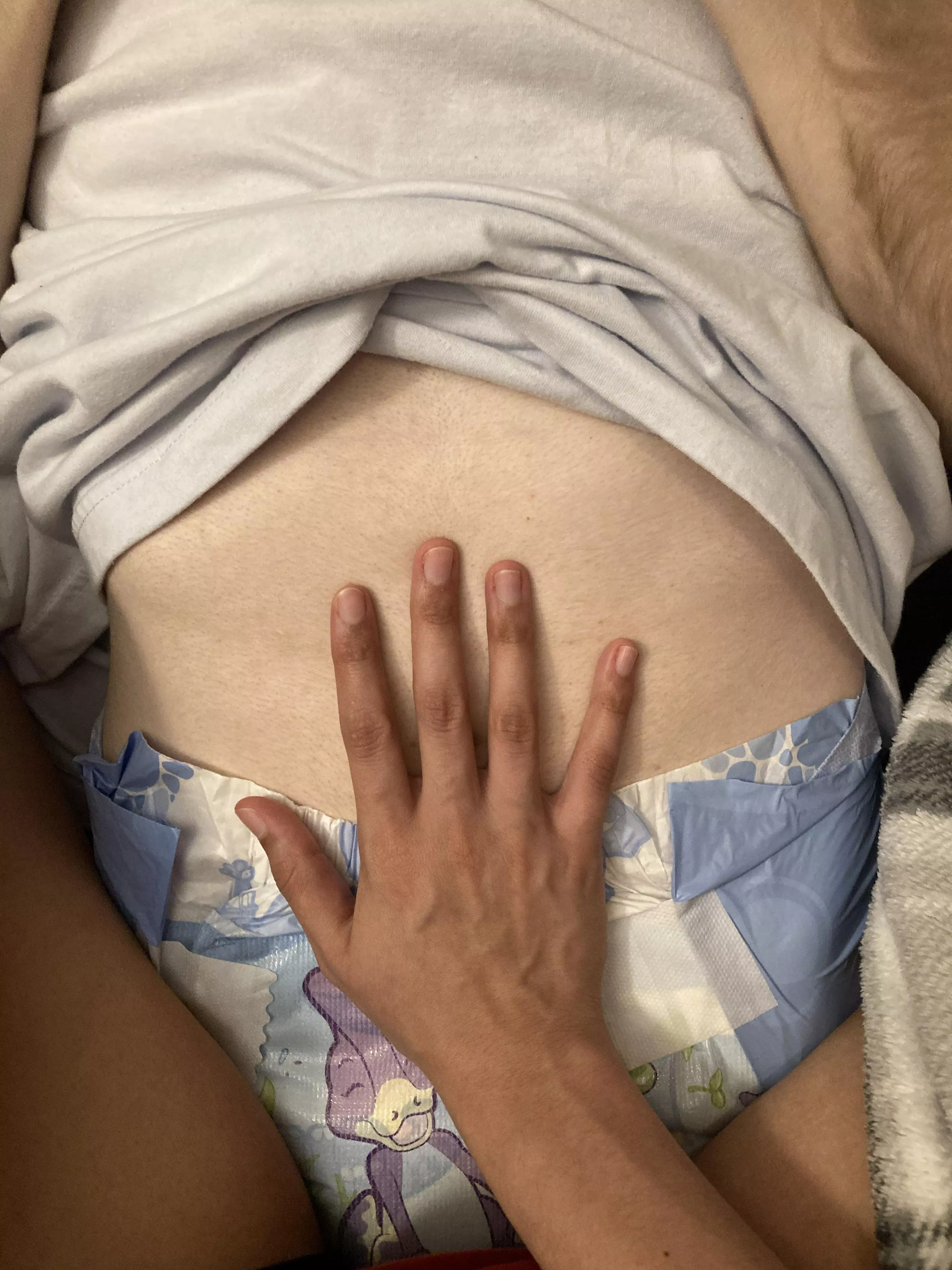 My adorable diaper boy ❤️