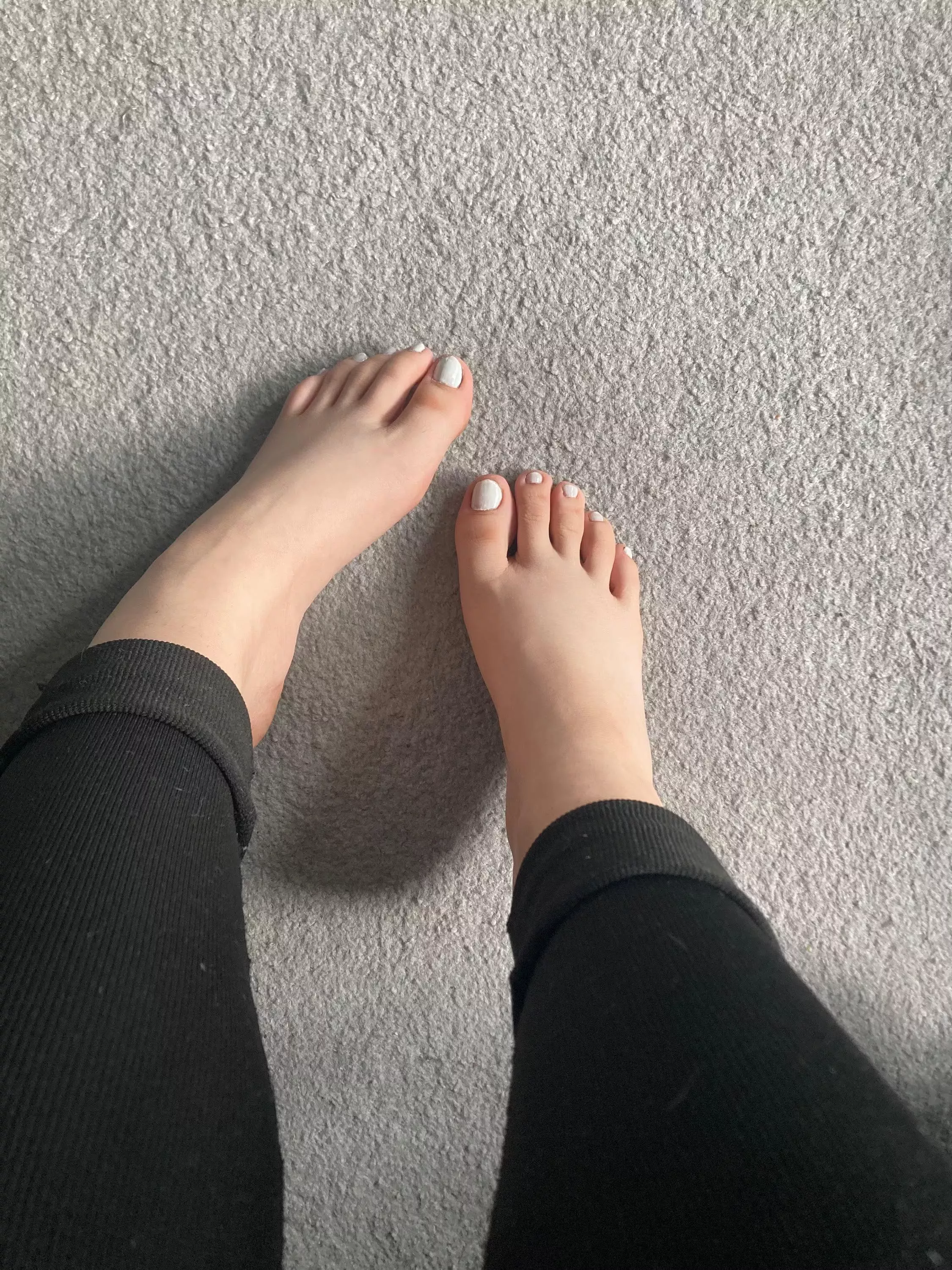 My white toes