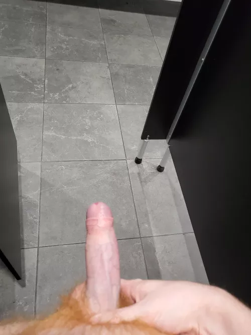 Nothing like cruising the gym bathrooms