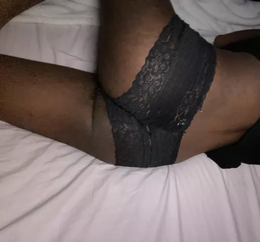 Put on some panties while I edge wishing I was being dominated by a woman.