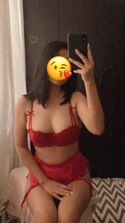 Ready for some dick in my red lingerie