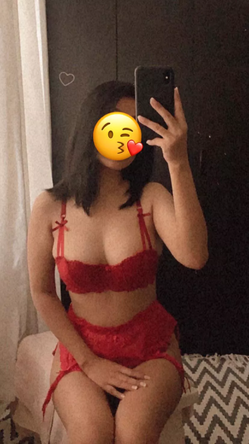 Ready for some dick in my red lingerie