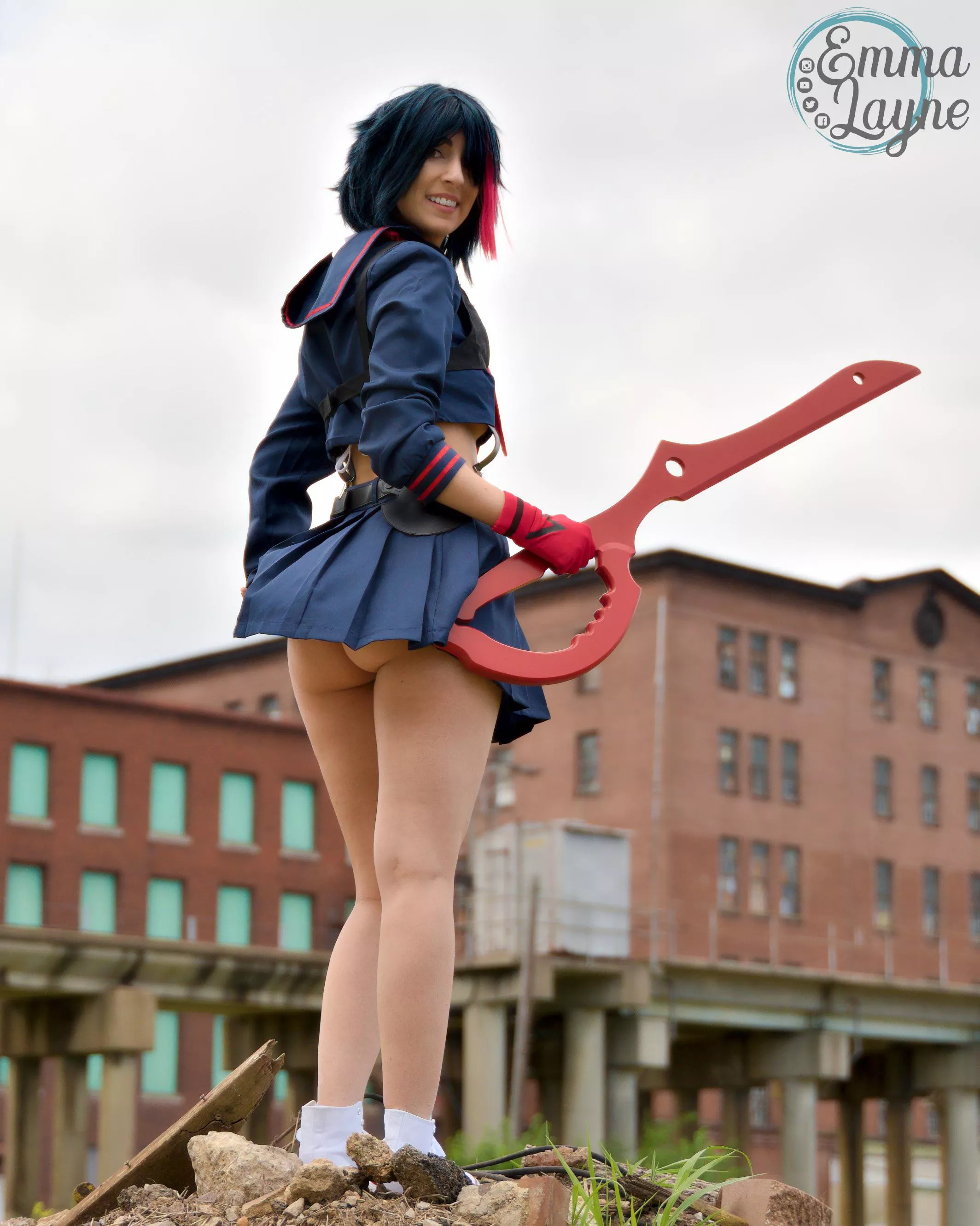 Ryuko Matoi upskirt by EmmaLayne