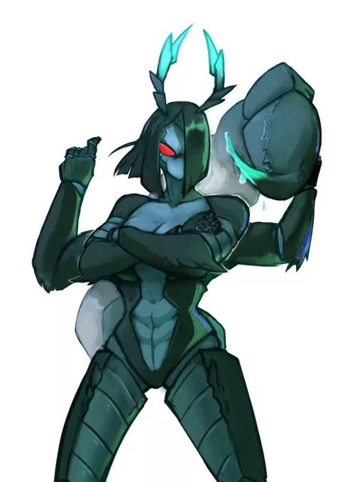 Scorpion woman my old mate sent me. Artist unknown, sorry lads