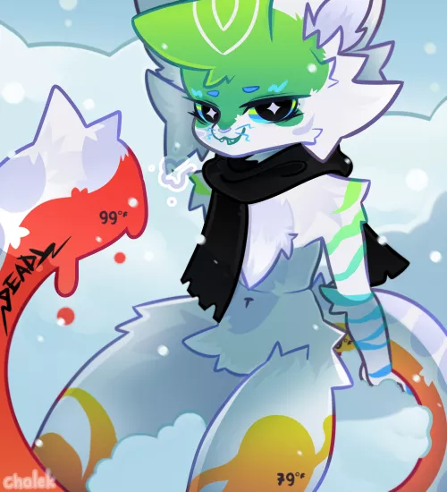 snow time! ❄☃️ (art by me)