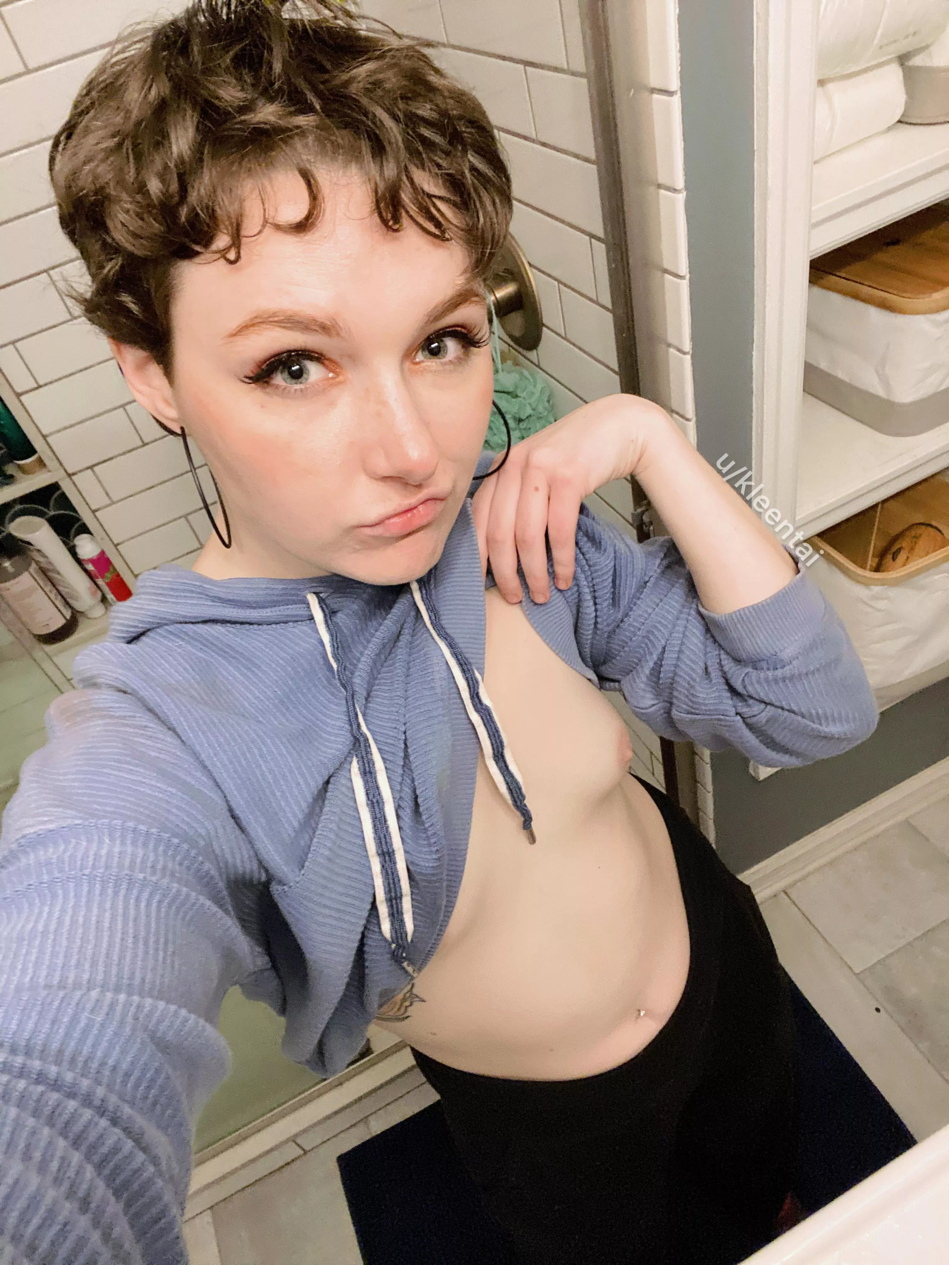 Suck on my tit please