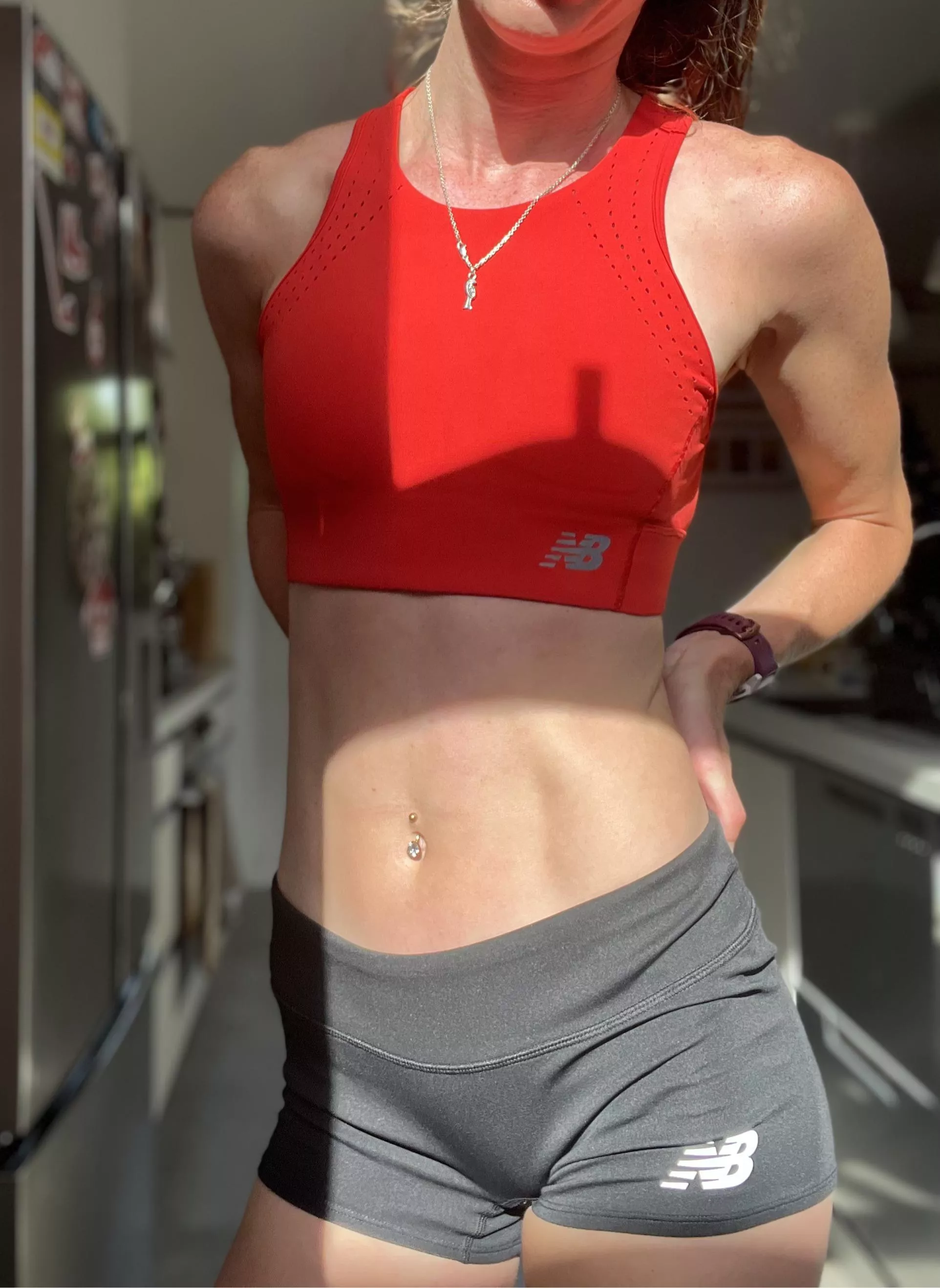 Sweaty glow after todays run 💦