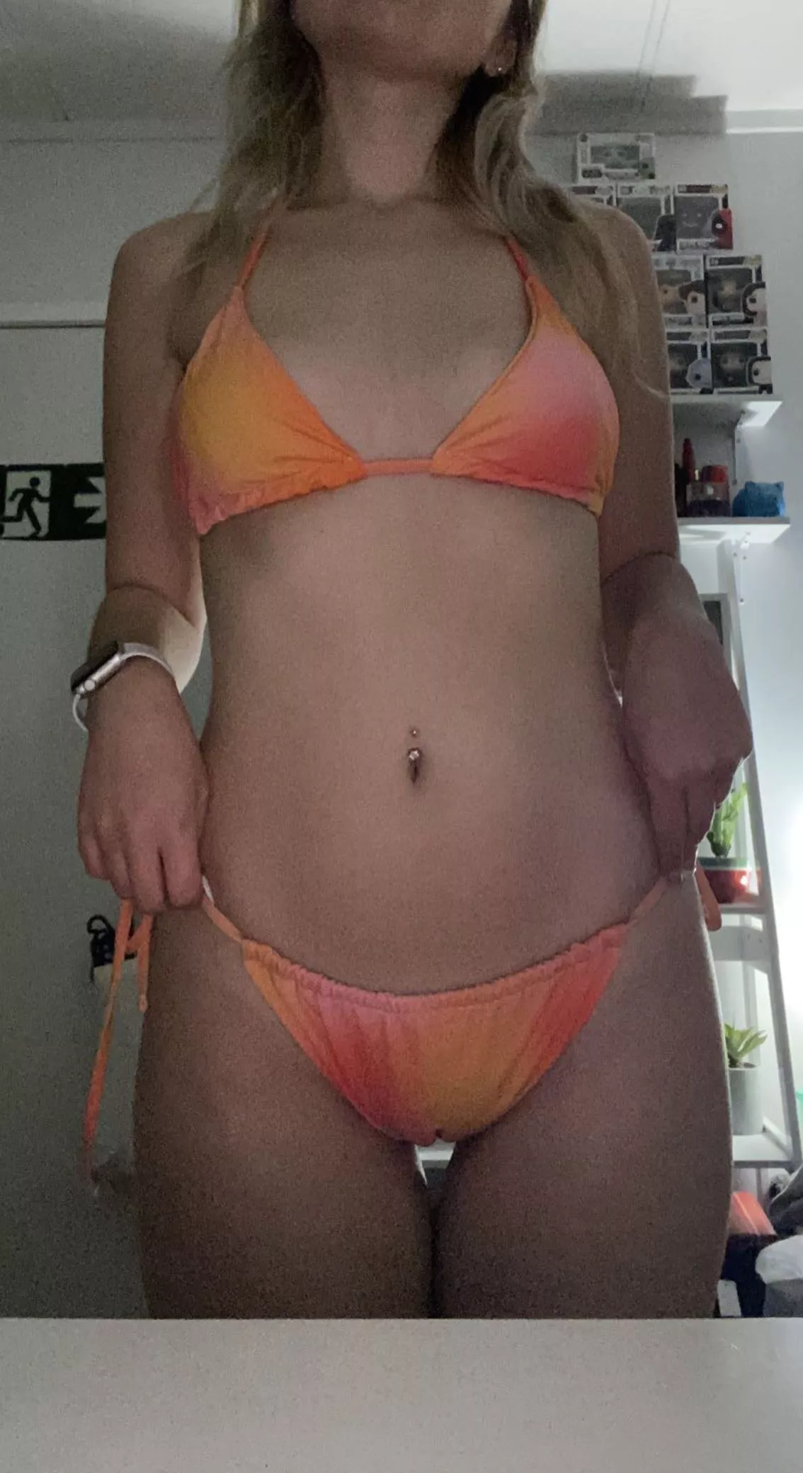 Take my bra off and play with my tits nsfw