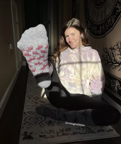 These socks are so nice and warm❄️