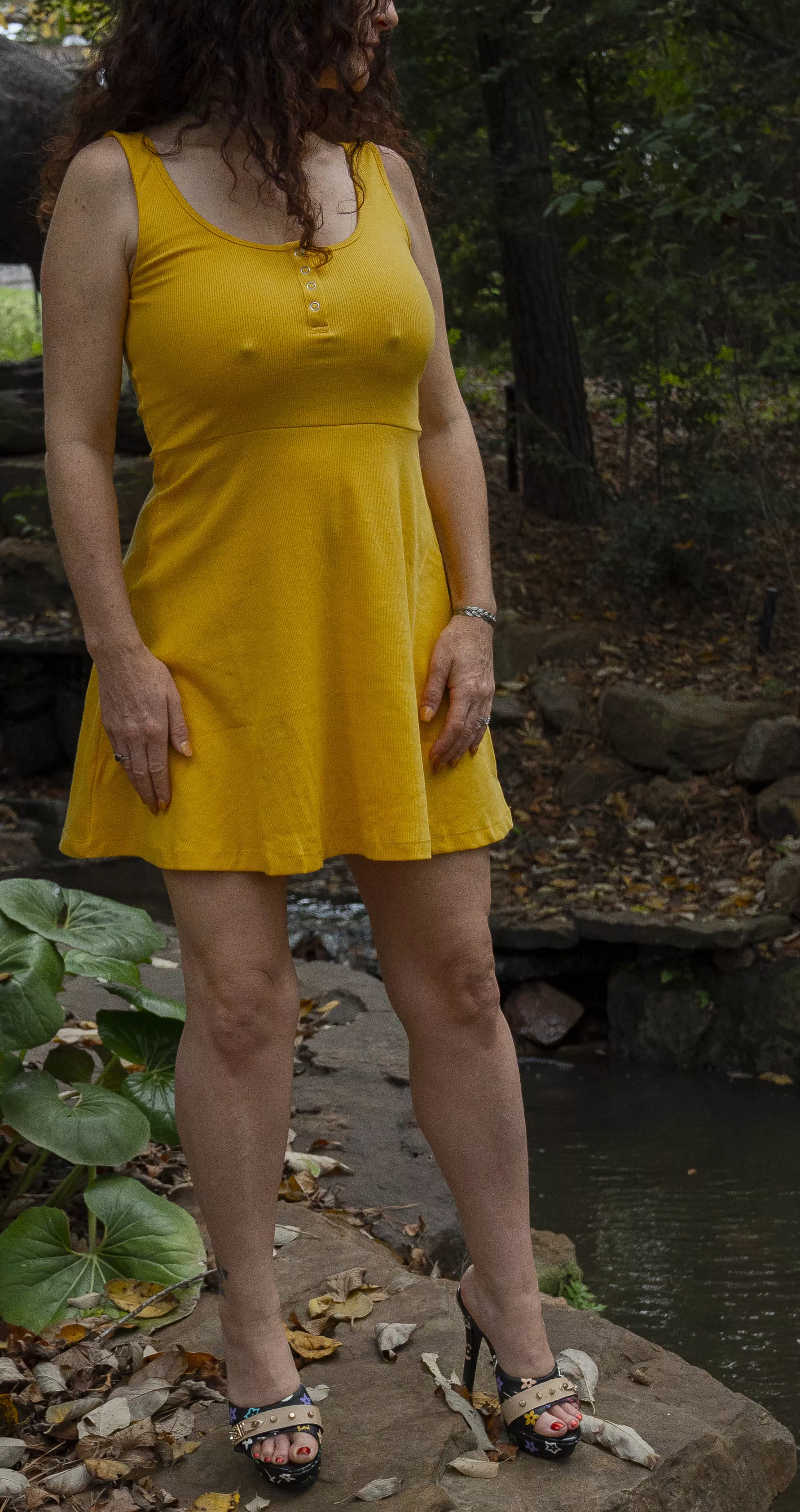 This dress always makes my nipples hard