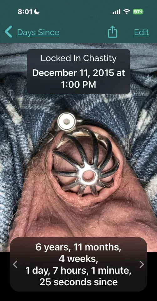 Tomorrow Is My 7th Anniversary In Chastity
