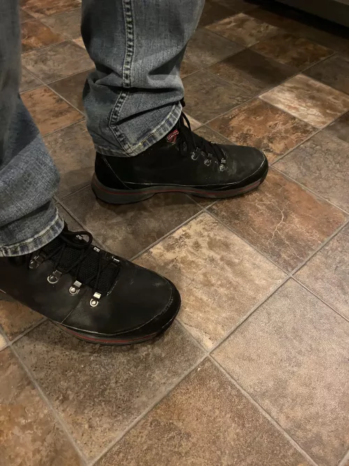 Turned my uggs into winter work boots/ shoveling boots