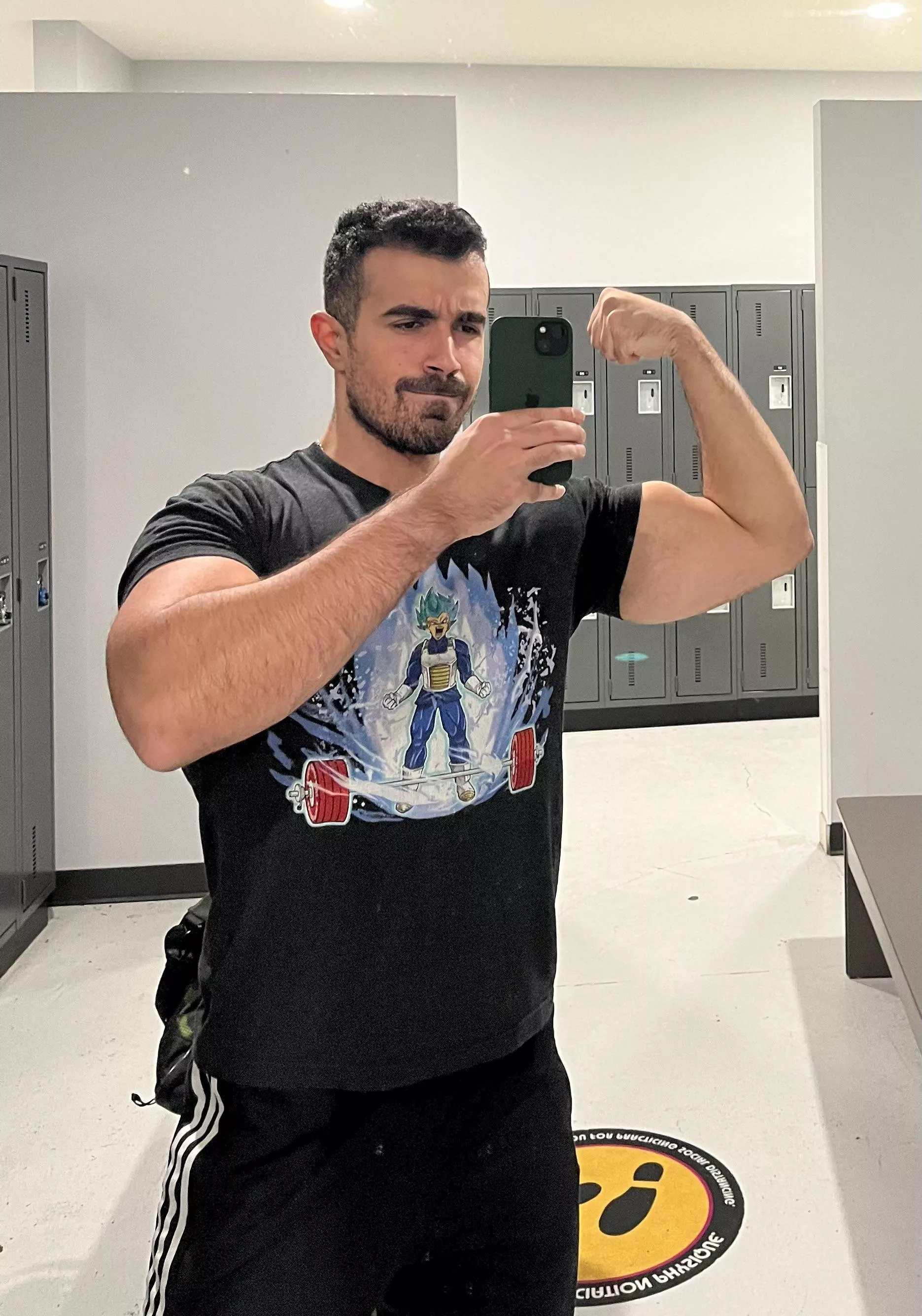 Vegeta helping me get through my workout today 💪🏼