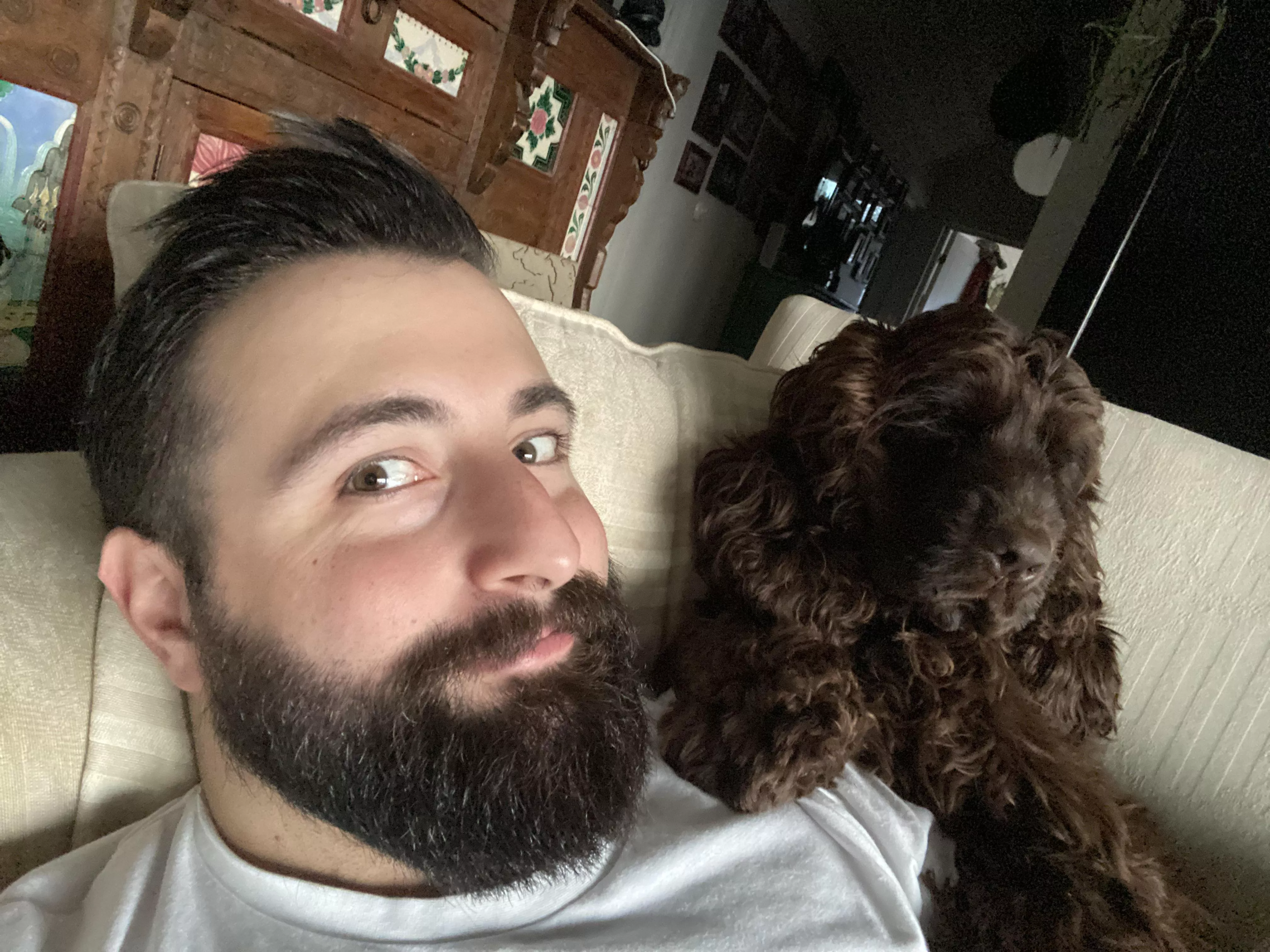 When you’re not the only that’s hairy in your house 😆💖