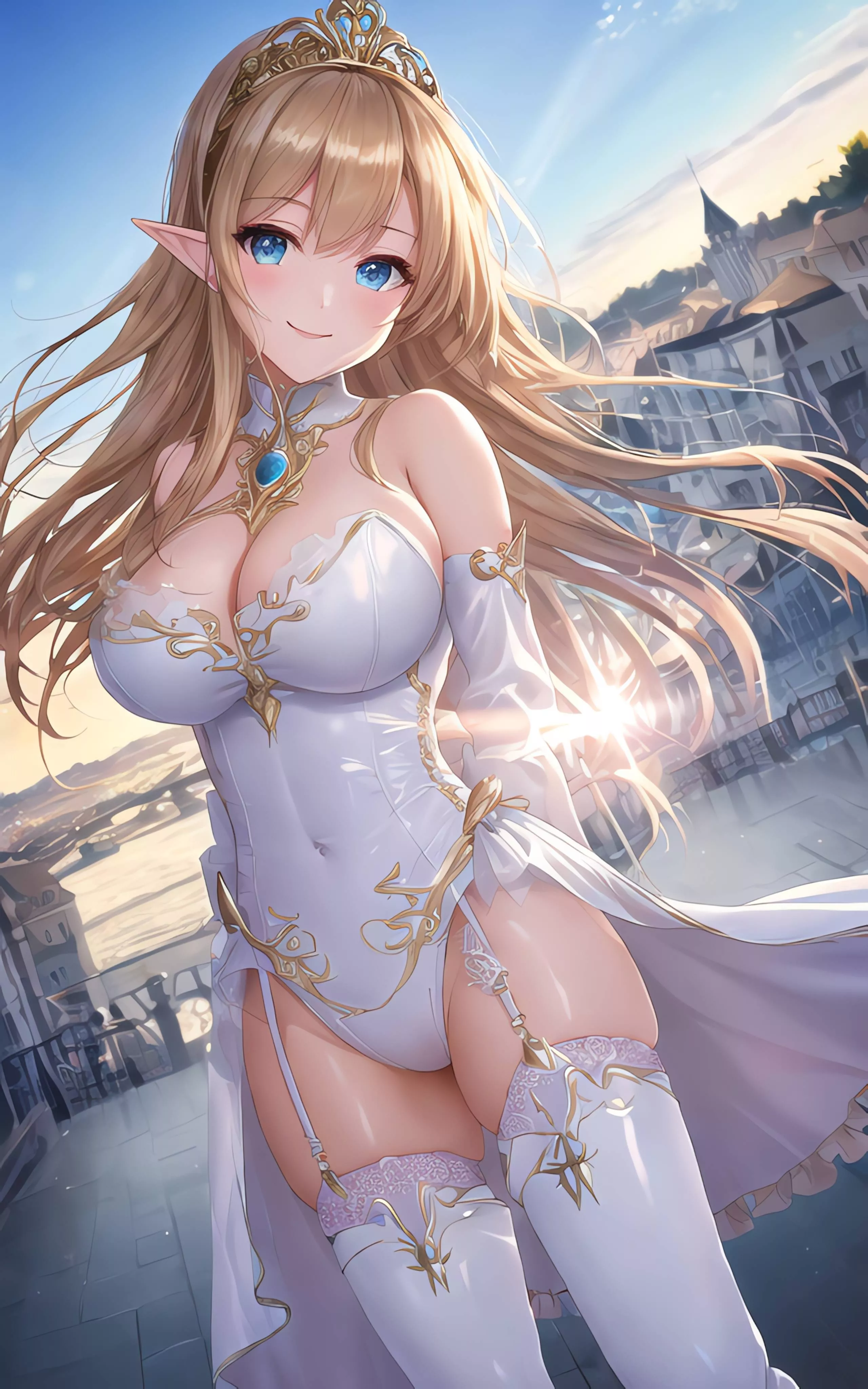 White/Gold Royal Elf