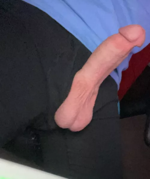 Would you lick my balls if you could take my cock down your throat?