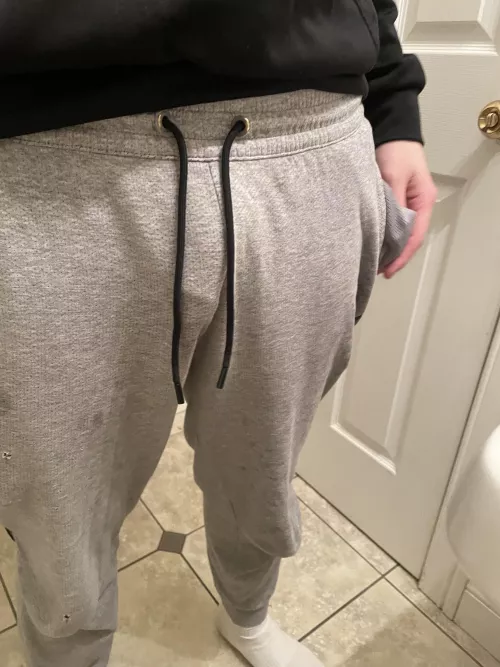 [18] Just my flaccid head peaking out