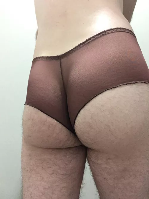 (32) I feel so sexy getting into my sheer panties