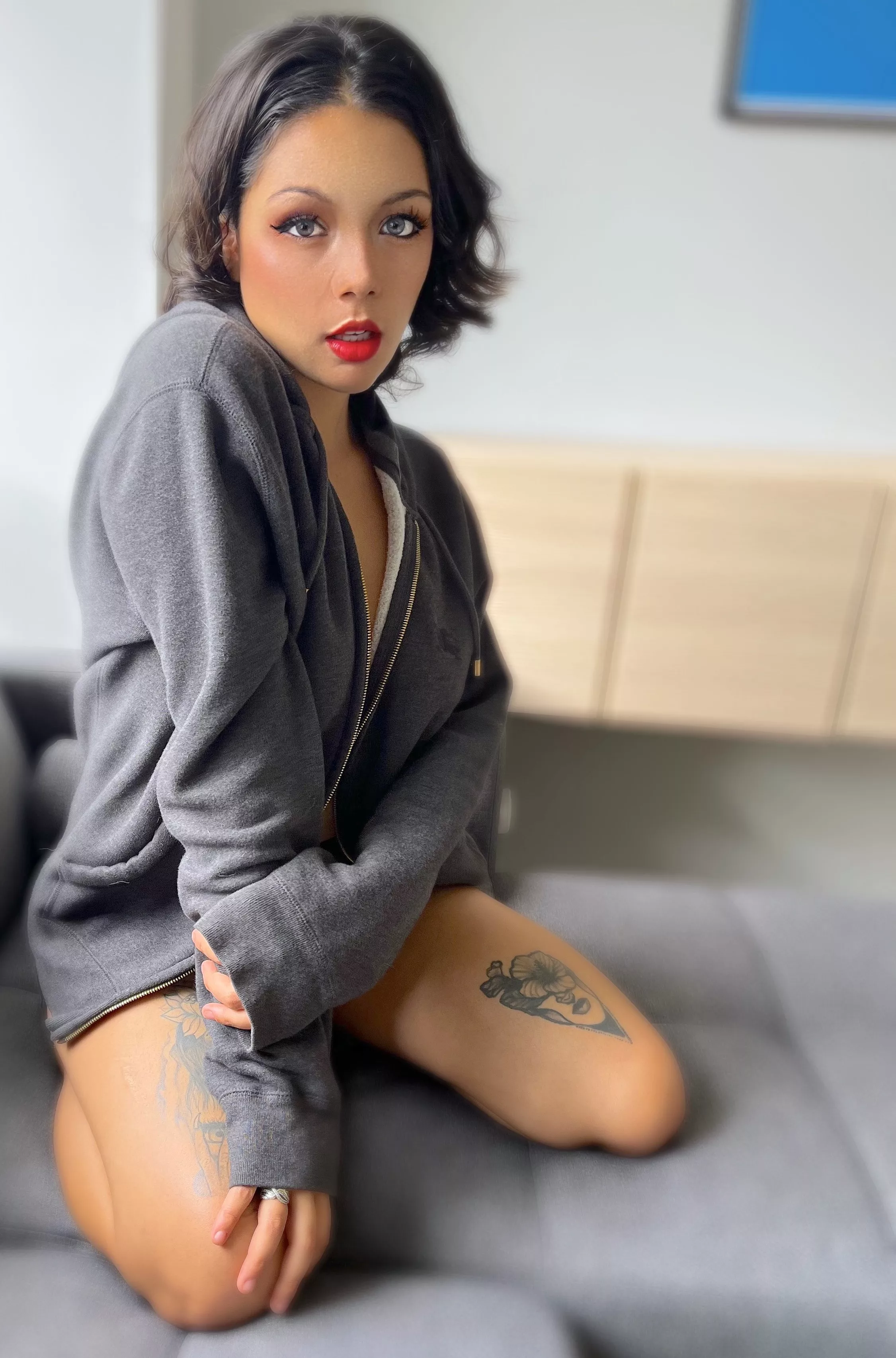 A sunshine on a cloudy day