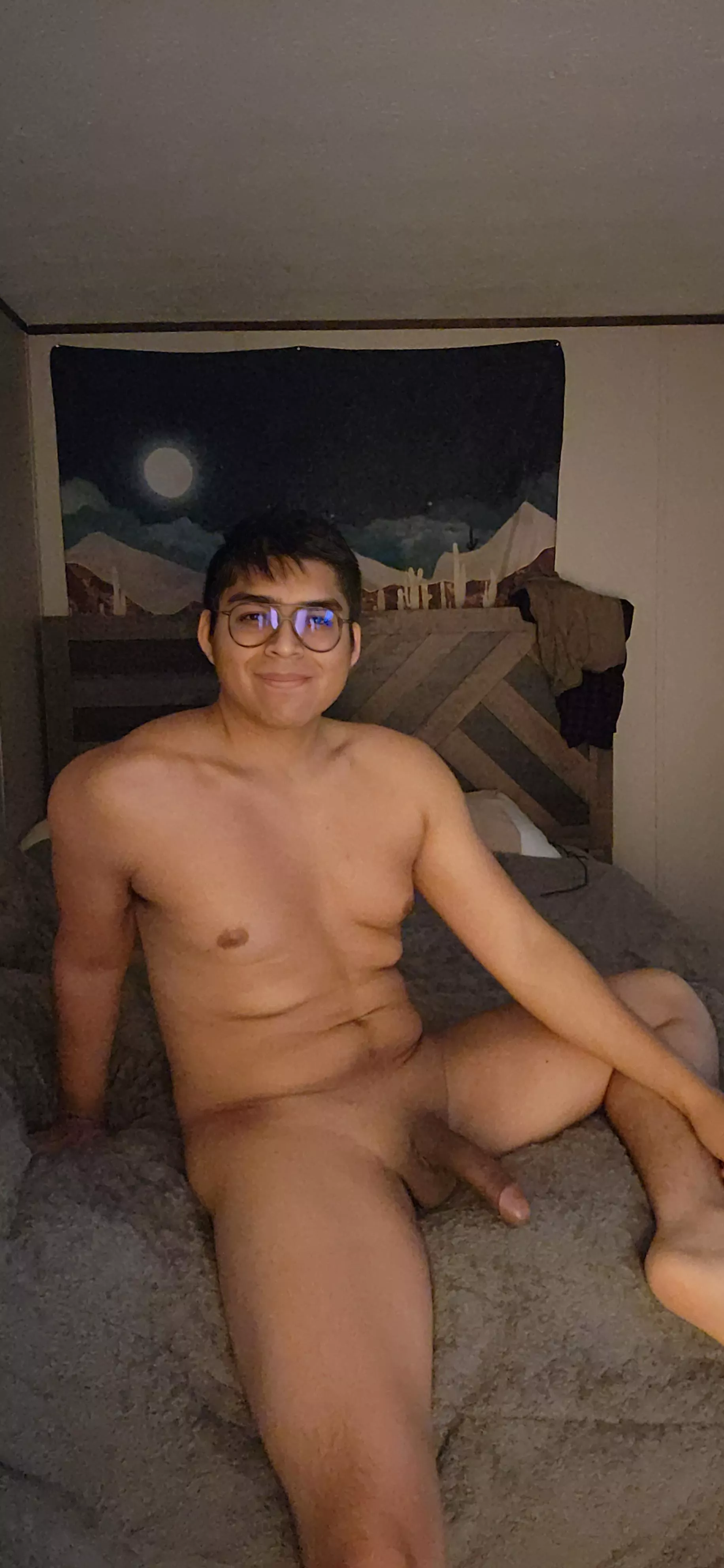 Already on the bed waiting