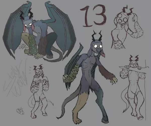 Beware, Beware, the 13th Child…(illustration by @Welly_Stelly on Twitter)