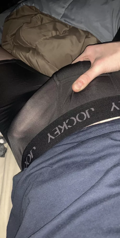 bi teen bro think i can show off my bulge here?
