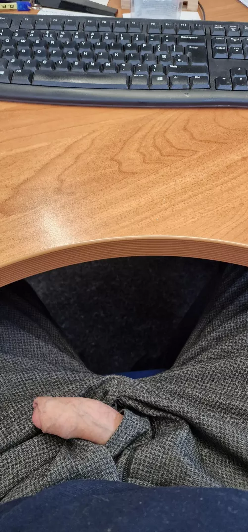 Cock out in the office