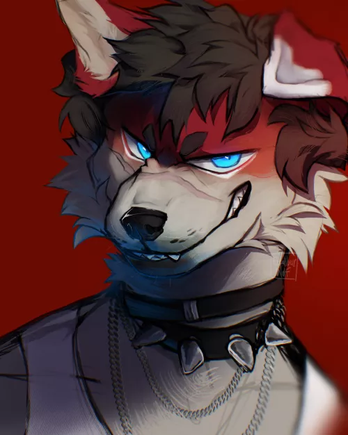 Devious Grin (Me/ @_Excaliburwolf)