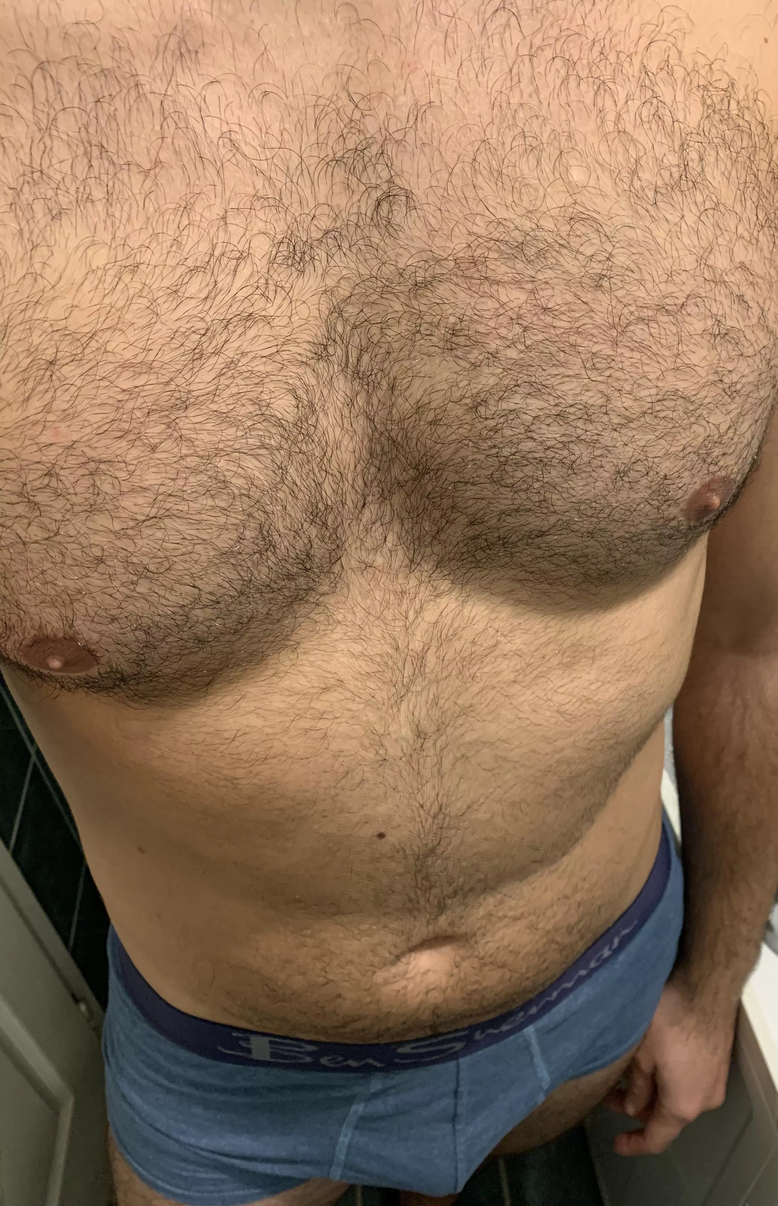 Do you like my hairy chest?